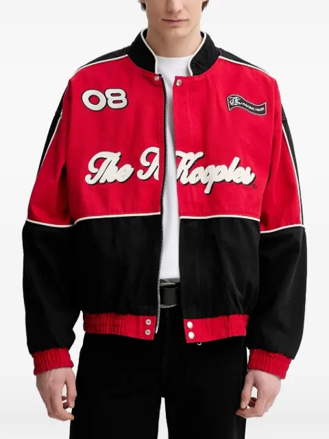 The Kooples racing-number panelled jacket