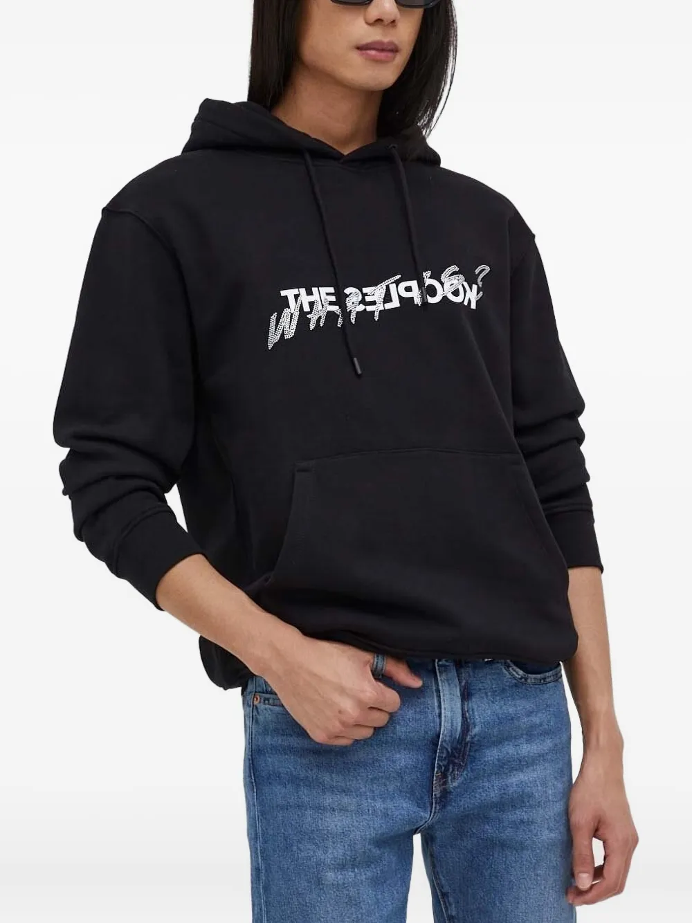 The Kooples rhinestone-embellished hoodie | Black | Image 1