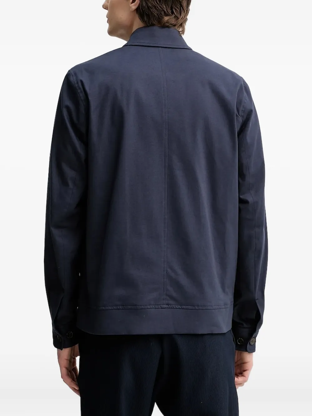 Les Deux zip-front jacket Blauw
