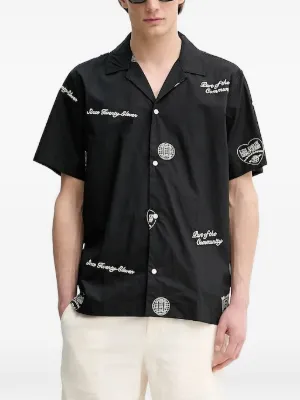 Casablanca シルクシャツ | ブラック | FARFETCH JP