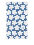 Kenzo flower-motif beach towel - White