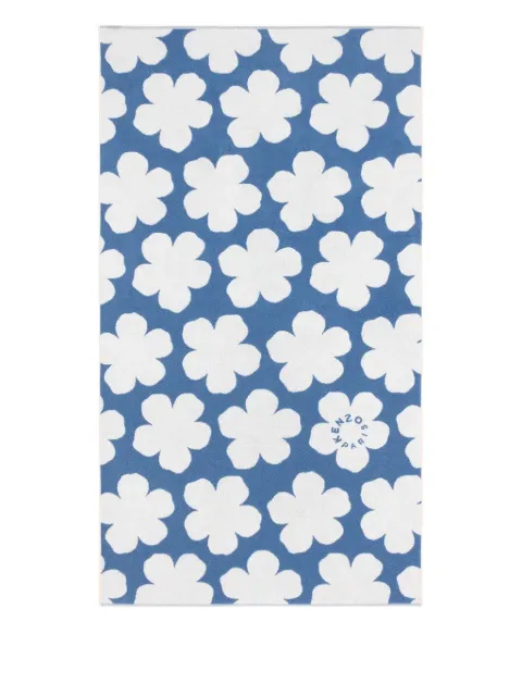 Kenzo flower-motif beach towel