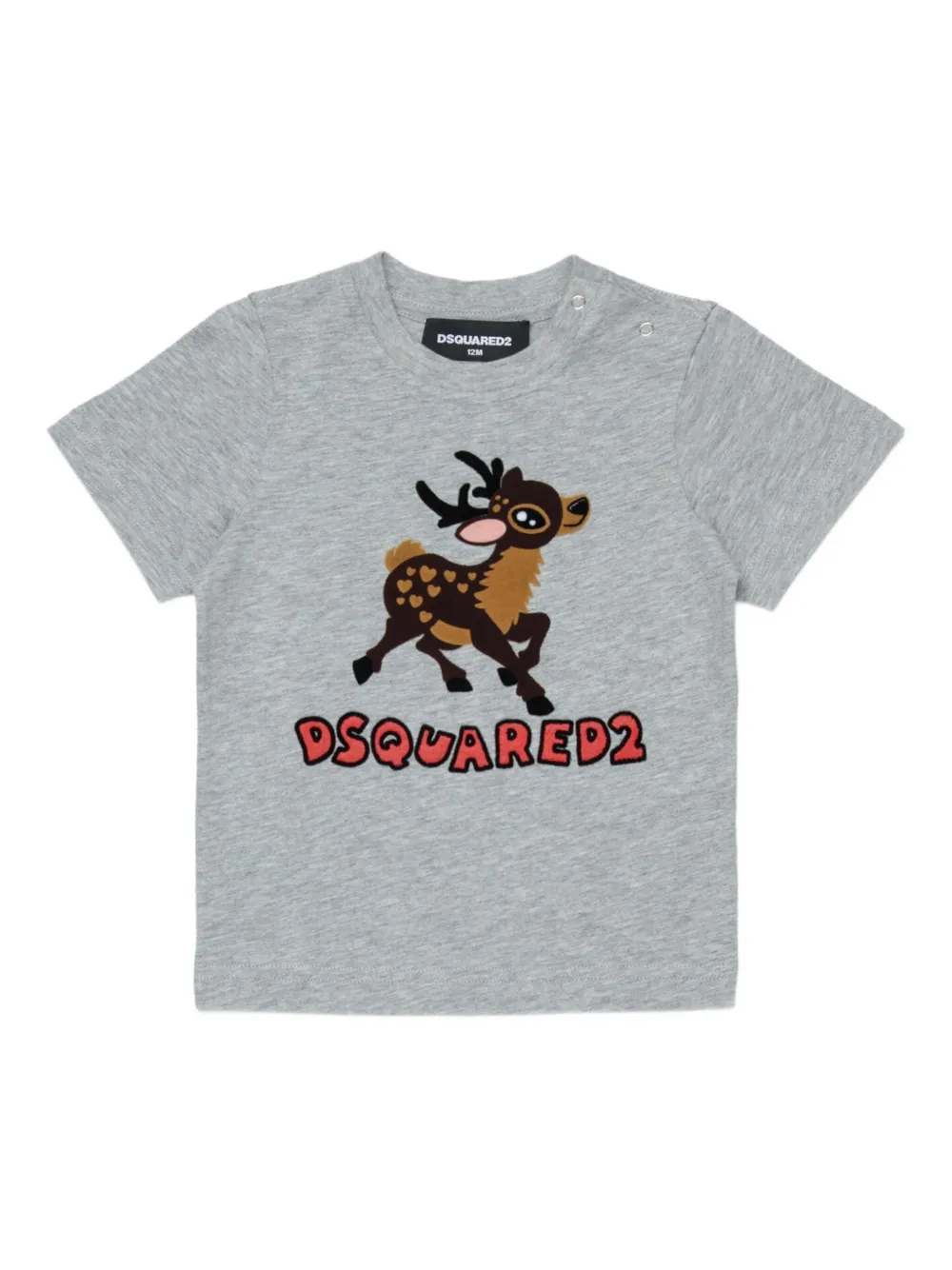 DSQUARED2 KIDS T-shirt met print Grijs