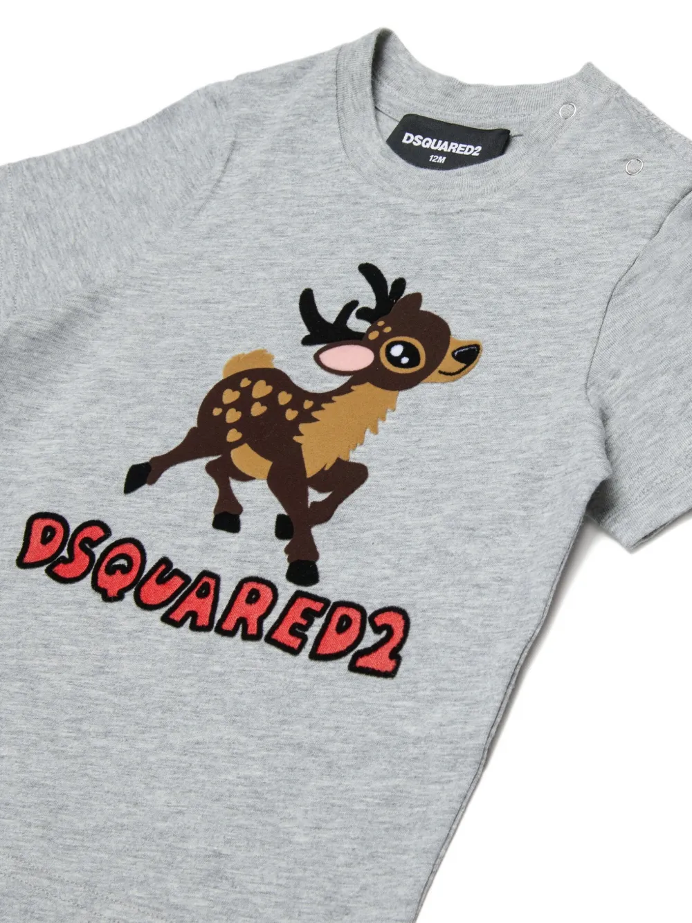 DSQUARED2 KIDS T-shirt met print Grijs