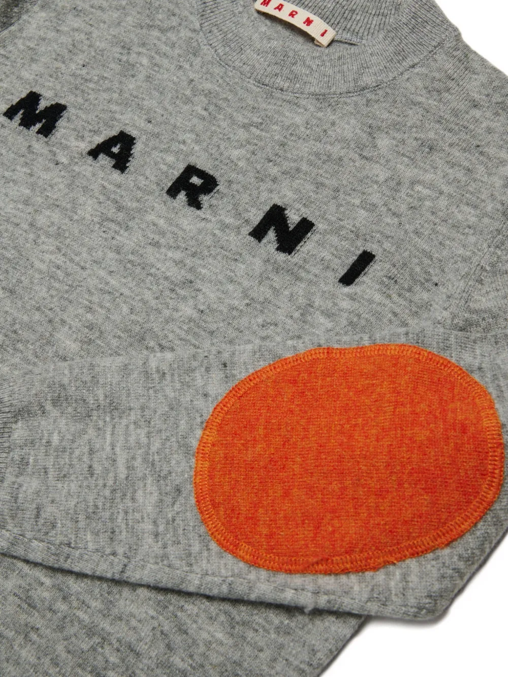 Marni Kids T-shirt met logoprint Grijs