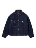 MAX&Co. Kids logo-patch denim jacket - Blue
