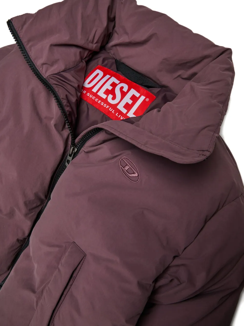 Diesel Kids Jack met hoge hals Roze