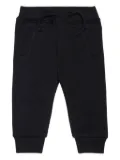 DSQUARED2 KIDS Icon-print drawstring track pants - Black