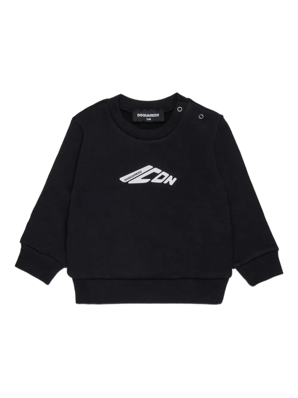 DSQUARED2 KIDS icon-logo sweatshirt Zwart