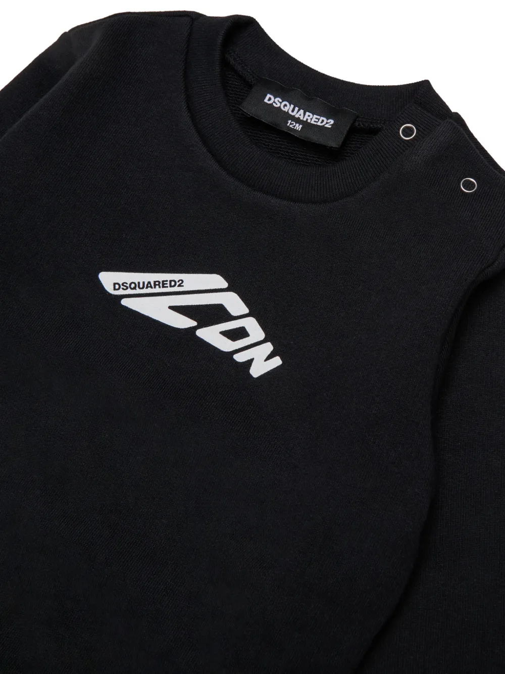 DSQUARED2 KIDS icon-logo sweatshirt Zwart