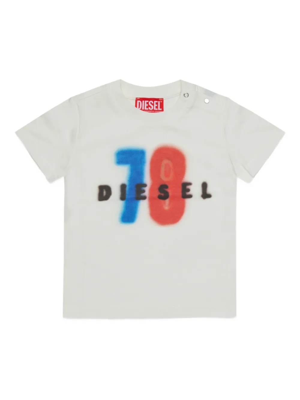 Diesel Kids Tessib T-shirt Wit