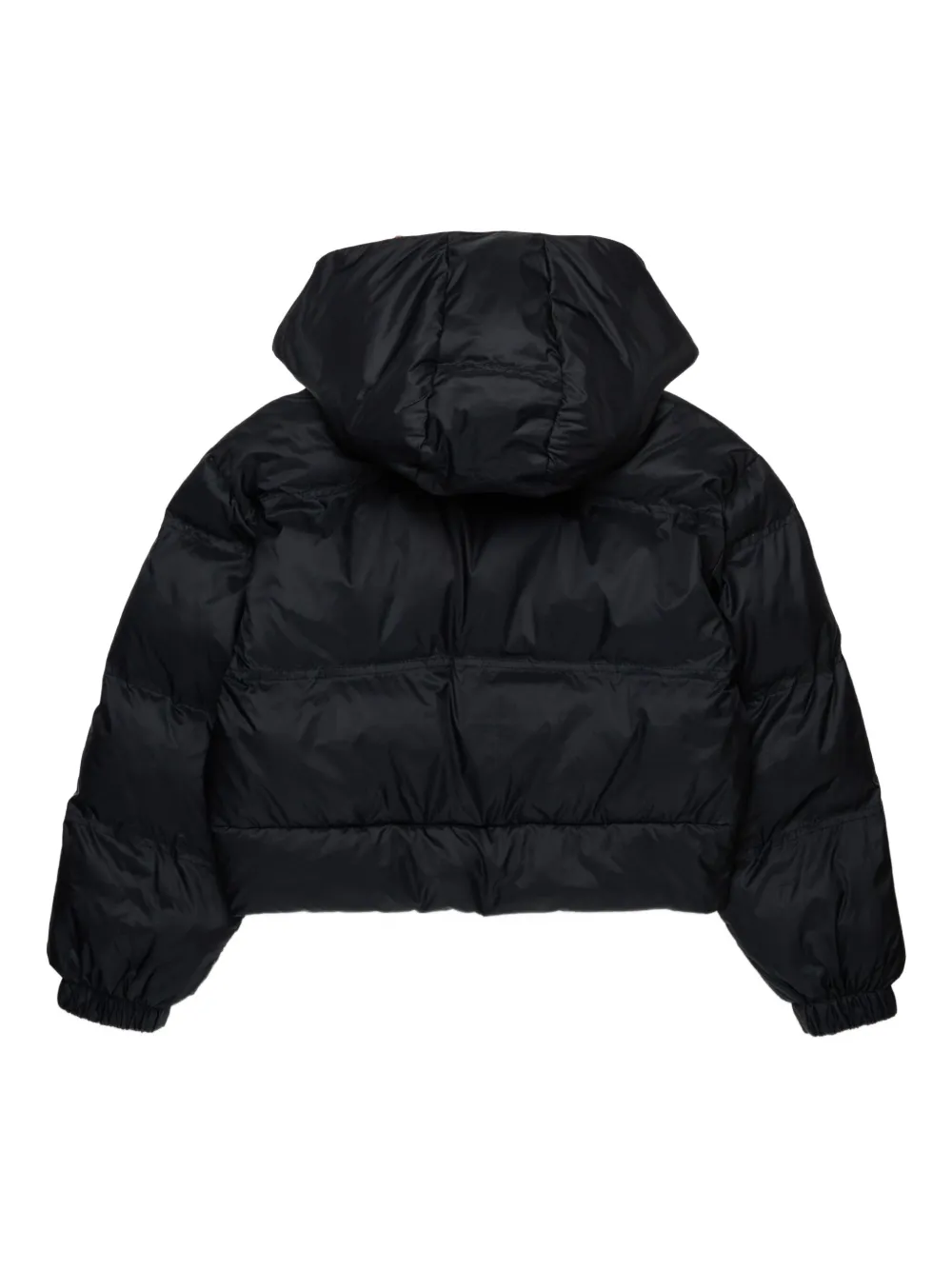 Marni Kids Gewatteerd jack met logoprint Zwart