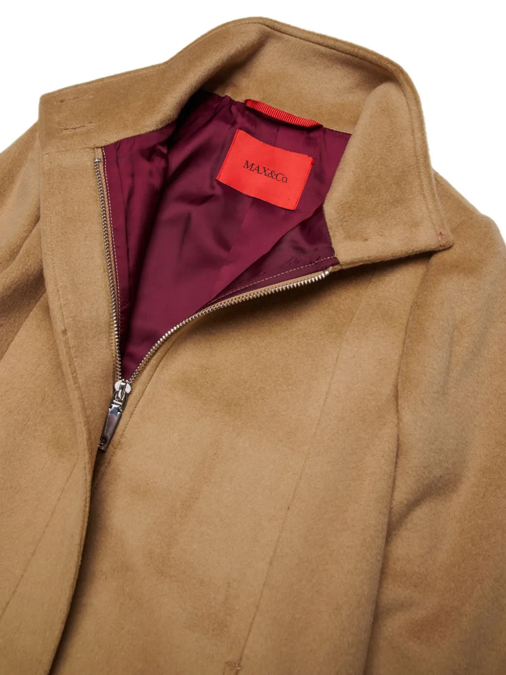 MAX&Co. Kids Jas met enkele rij knopen Beige
