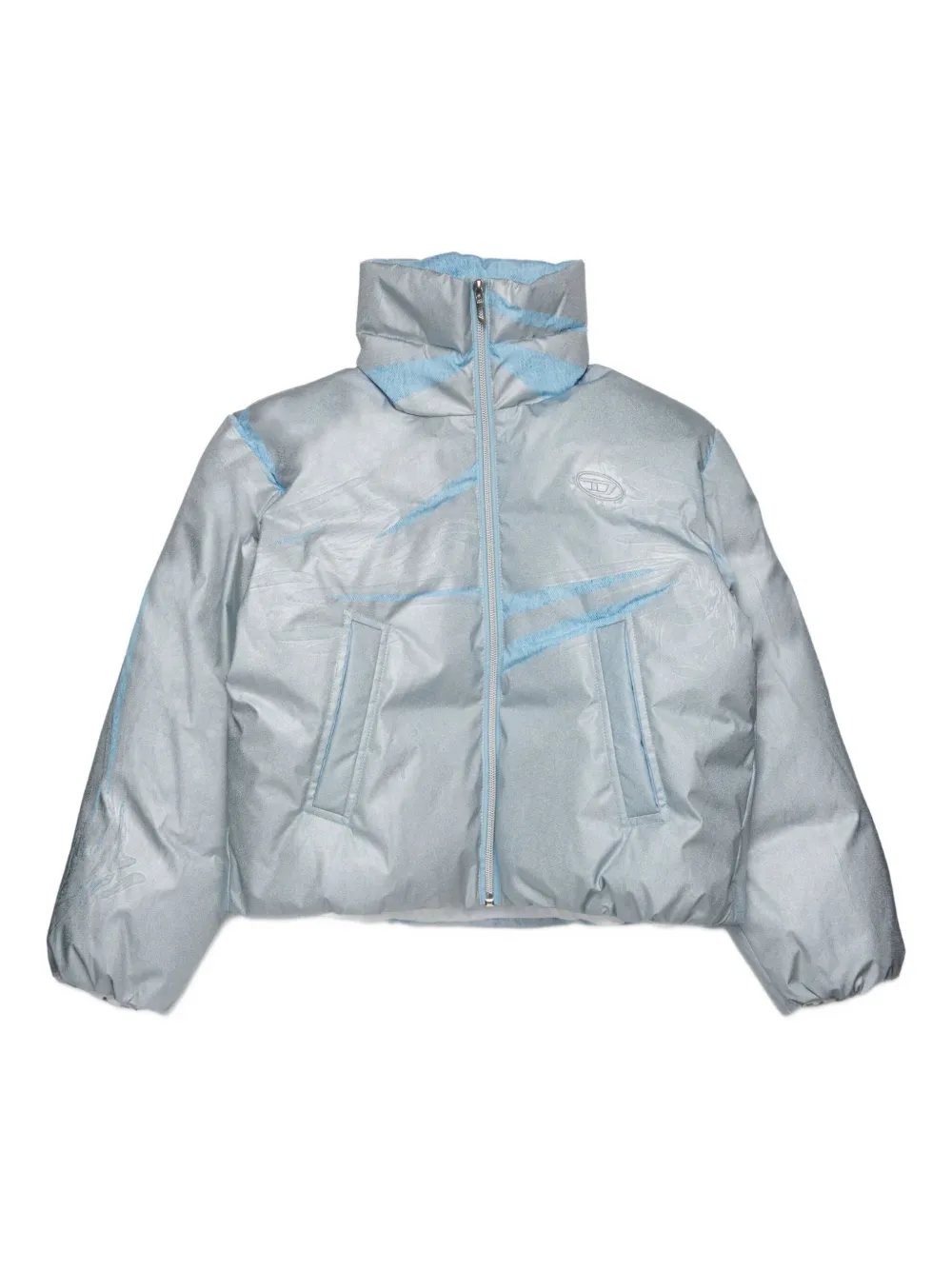 Diesel Kids Jack met hoge hals Blauw