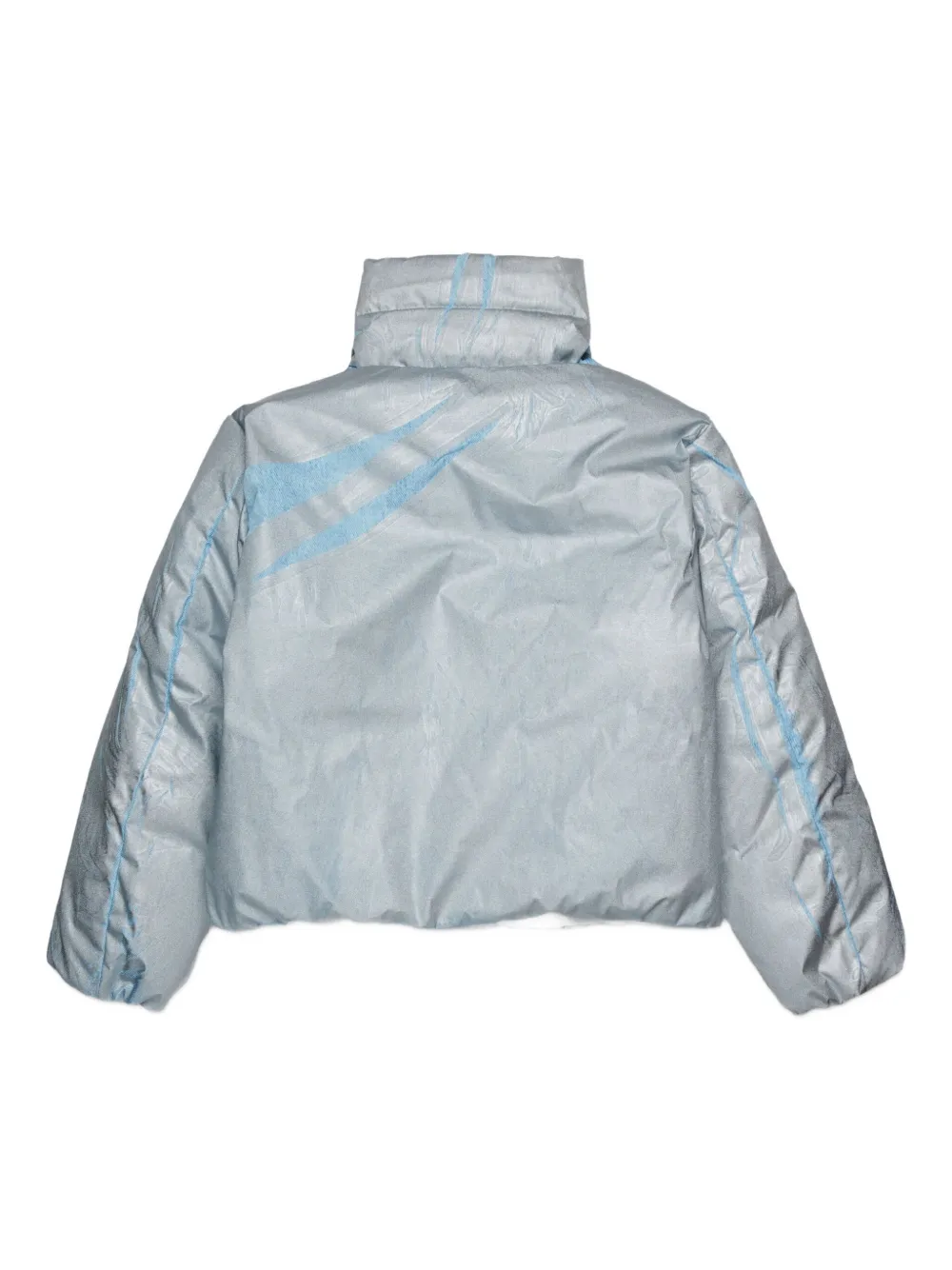 Diesel Kids Jack met hoge hals Blauw