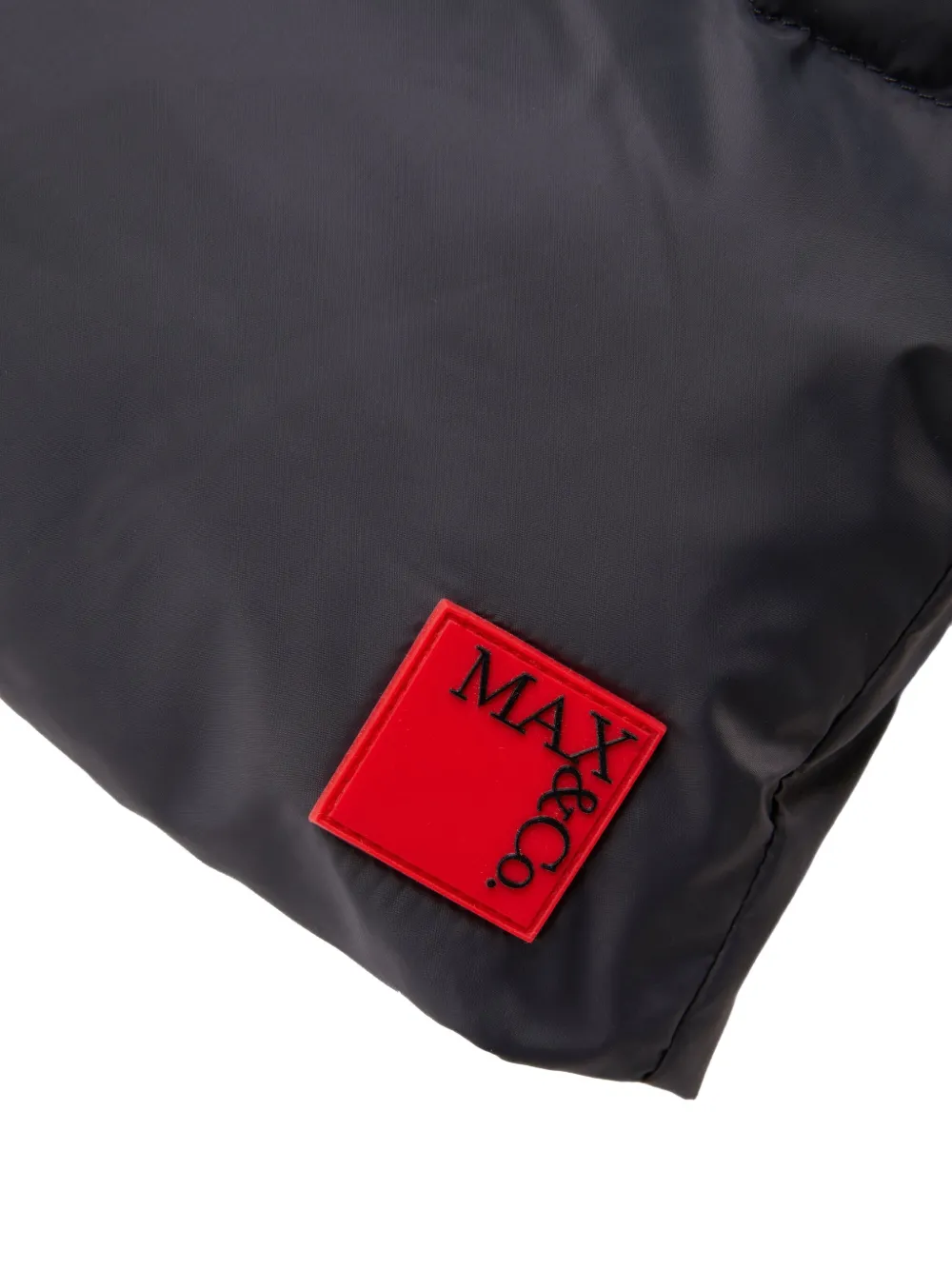 MAX&Co. Kids Donsjas met logopatch Zwart