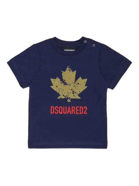 DSQUARED2 KIDS T-Shirt mit Ahornblatt-Logo