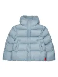 MAX&Co. Kids logo-patch padded jacket - Blue