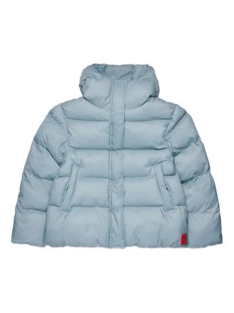 MAX&Co. Kids logo-patch padded jacket
