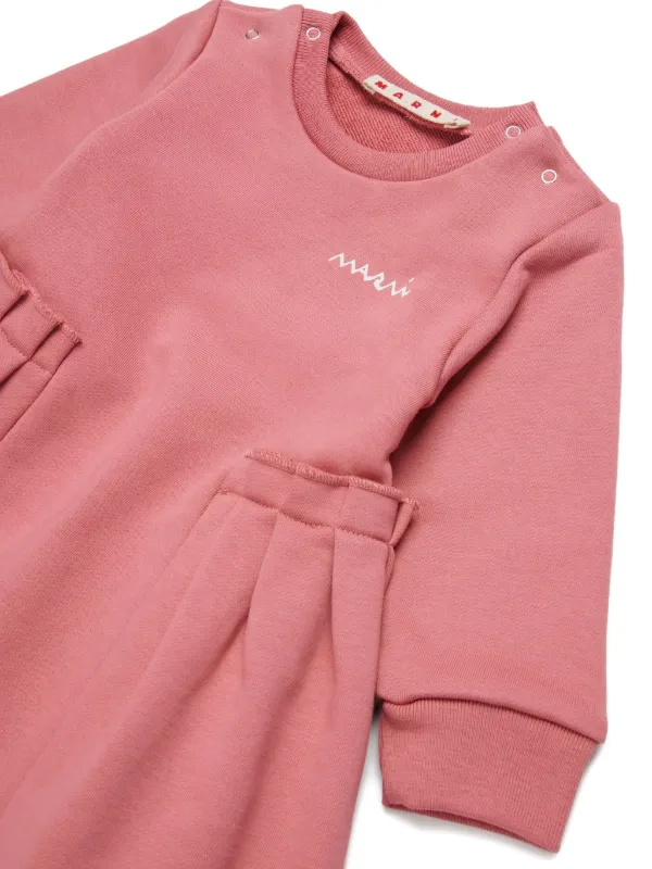 Marni Kids Cotton Dress Pink FARFETCH