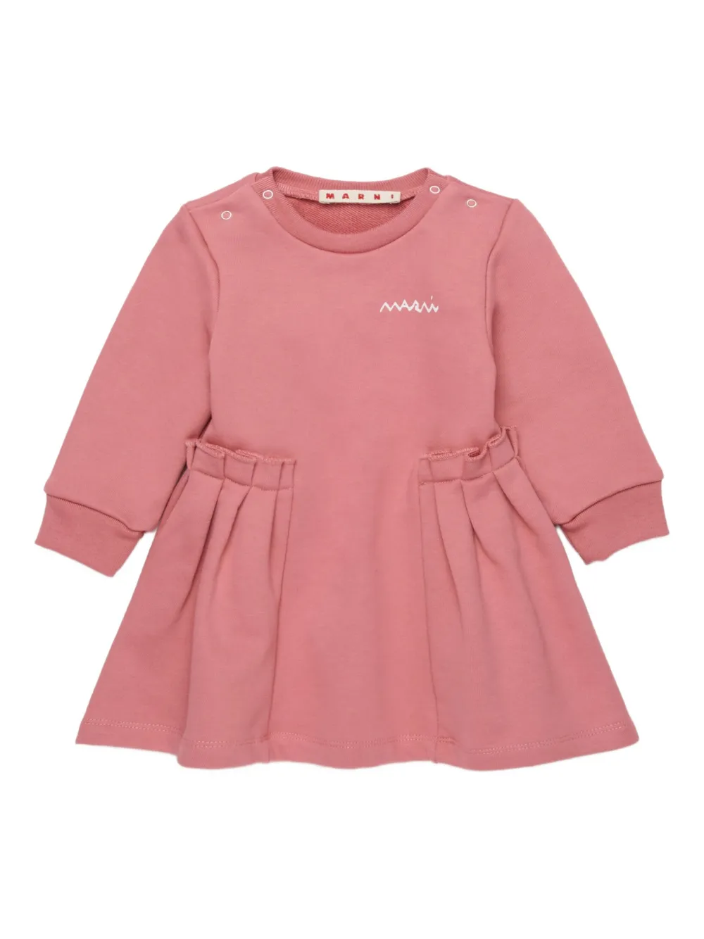 Marni Kids Katoenen jurk Roze