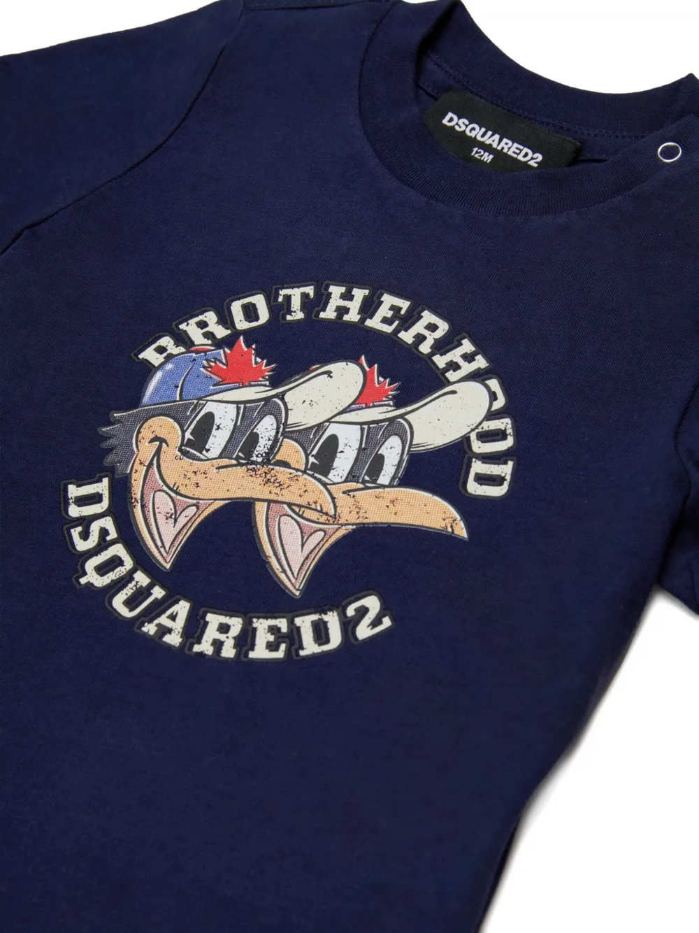 Dsquared2 Graphic-print T-shirt In Blue
