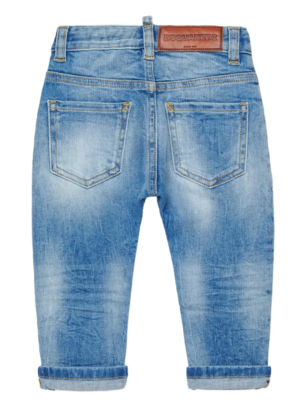 DSQUARED2 KIDS Straight jeans Blauw