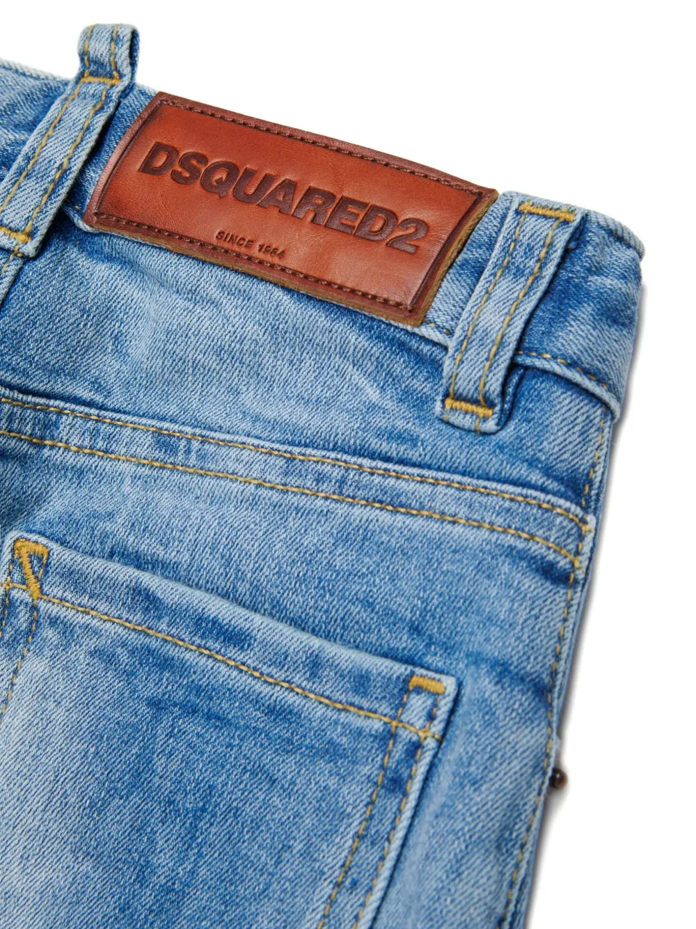 DSQUARED2 KIDS Straight jeans Blauw