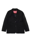 Diesel Kids Oval D double-breasted blazer - Black