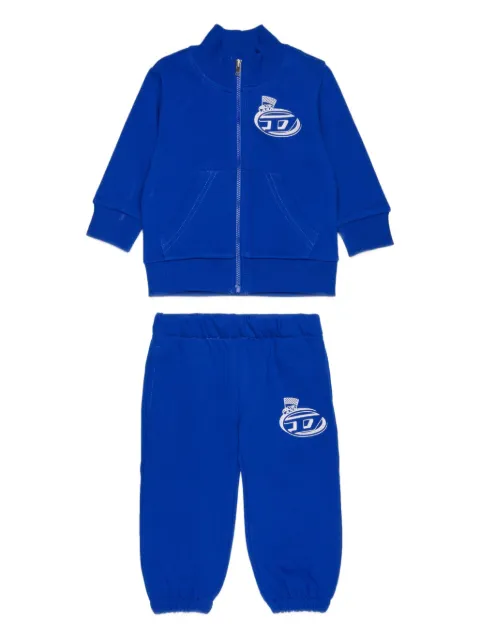 Diesel Kids logo-embroidered tracksuit set (set of two)