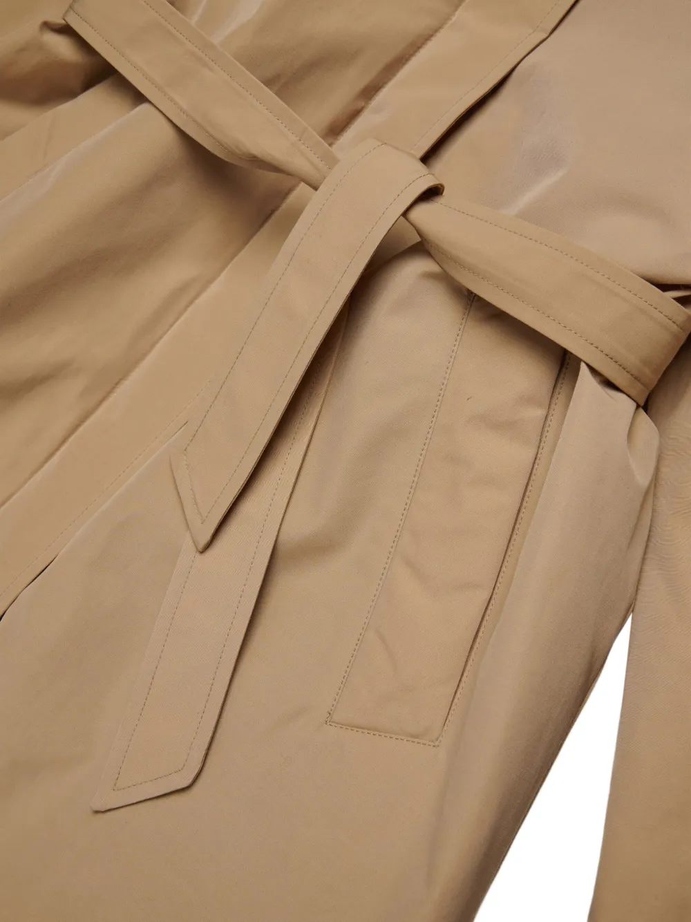 Diesel Kids Trenchcoat met capuchon Beige