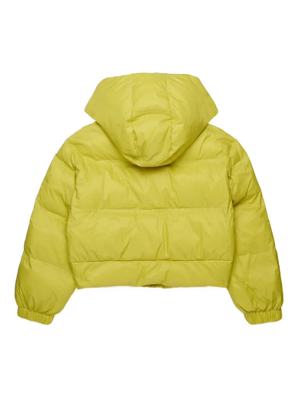 Marni Kids Gewatteerd jack met logoprint Groen