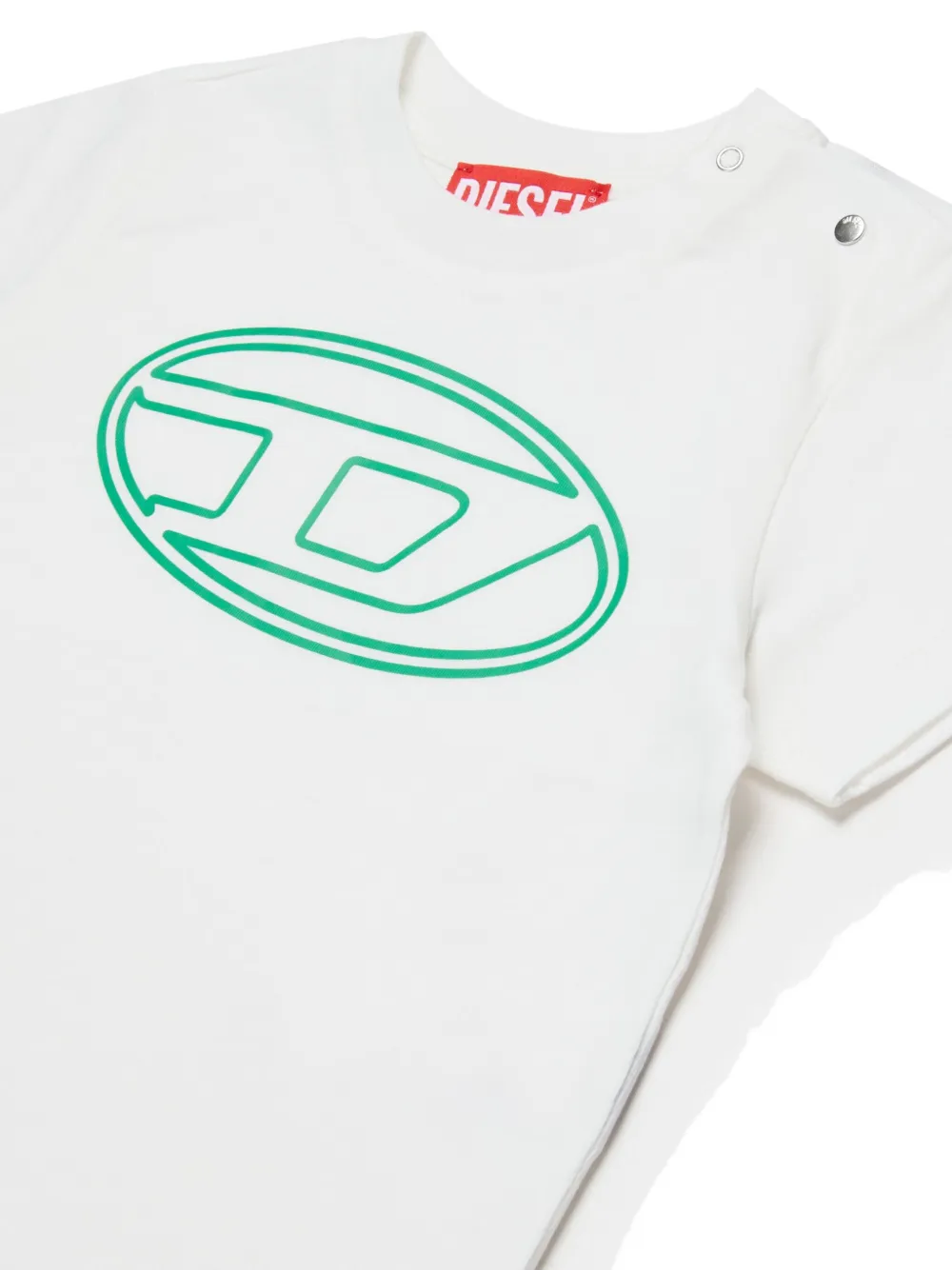 Diesel Kids logo-print T-shirt Wit