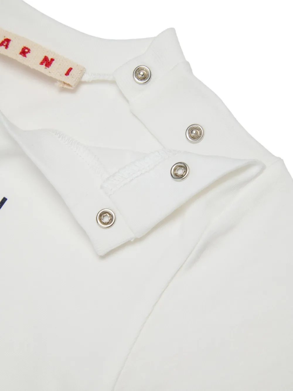 Marni Logo-detail Short-sleeve T-shirt In White