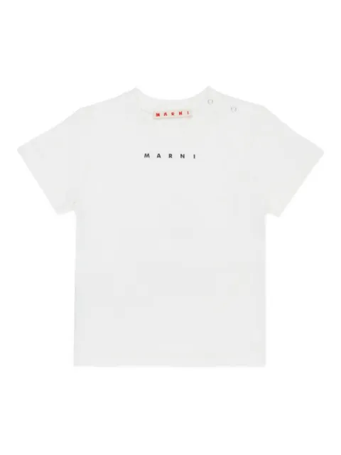 Marni Kids logo-detail short-sleeve T-shirt