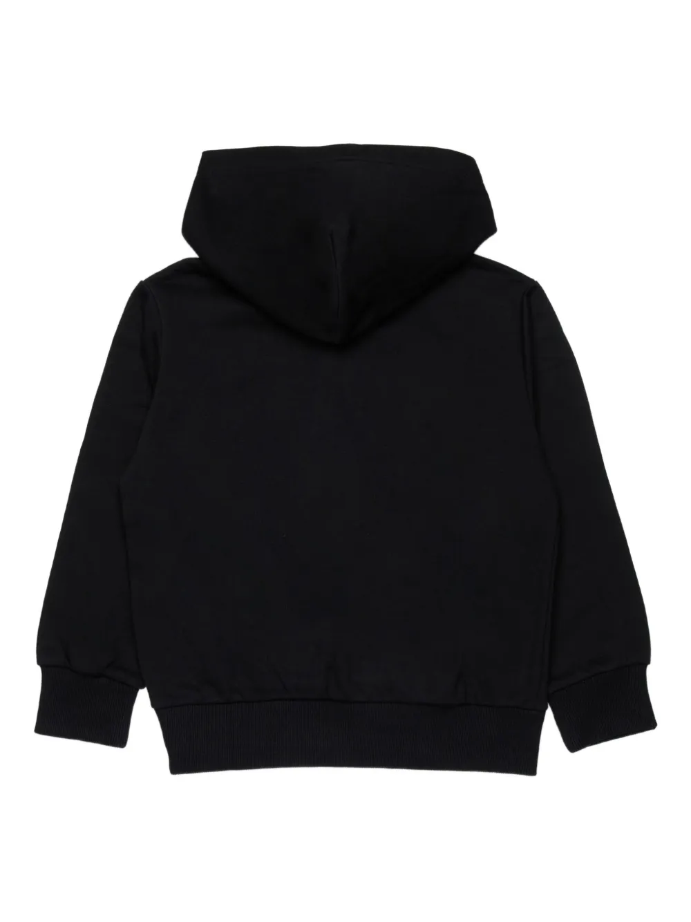 Diesel Kids Sdropshood Over logo-print hoodie Zwart