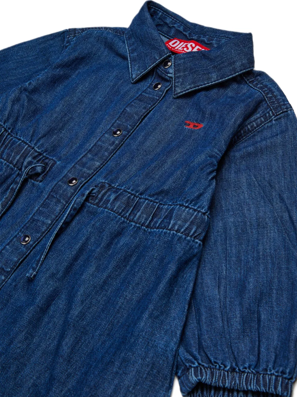 Diesel Kids Katoenen jurk Blauw