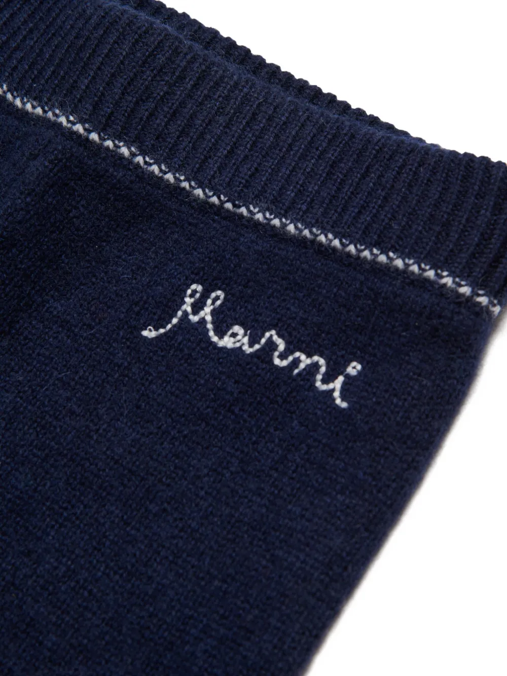 Marni Kids Gebreide trainingsbroek Blauw