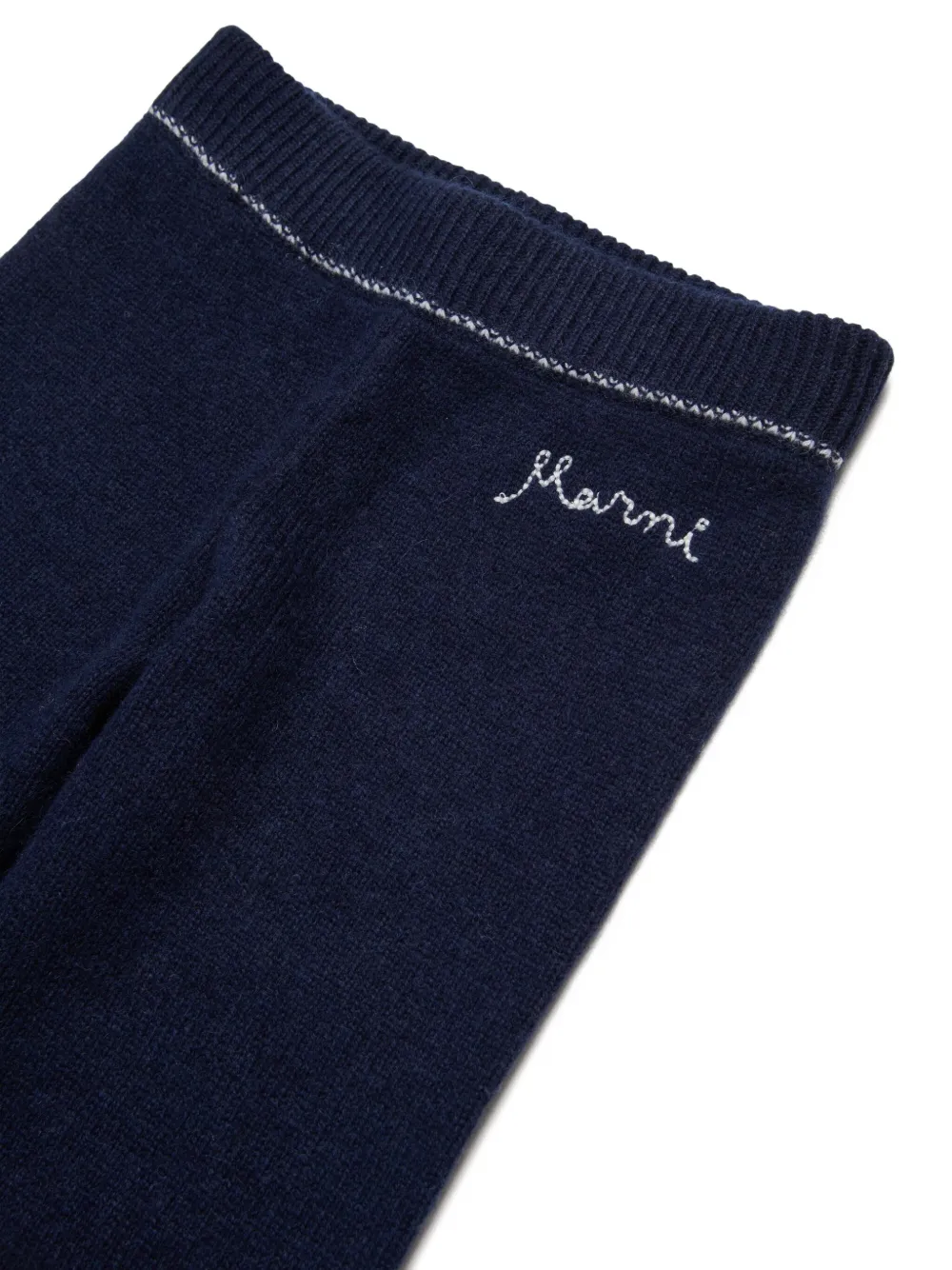 Marni Kids Gebreide trainingsbroek Blauw
