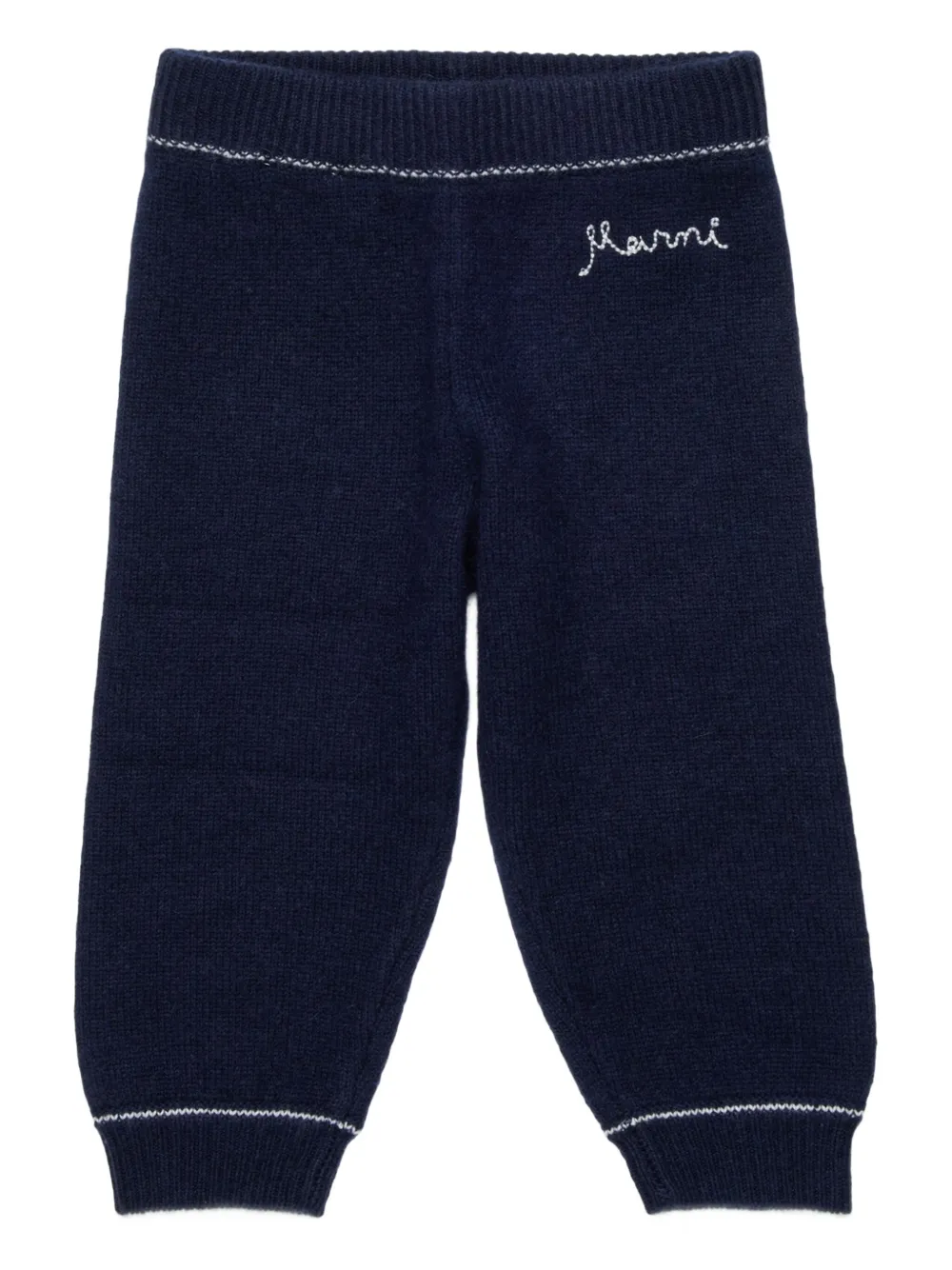 Marni Kids Gebreide trainingsbroek Blauw