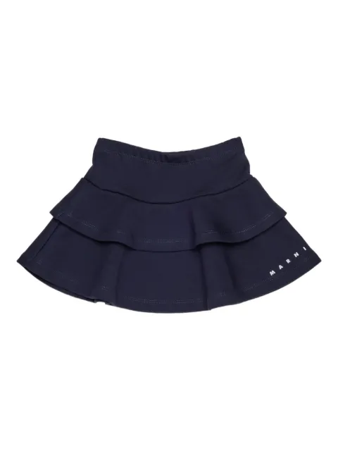 Marni Kids layered ruffled skirt