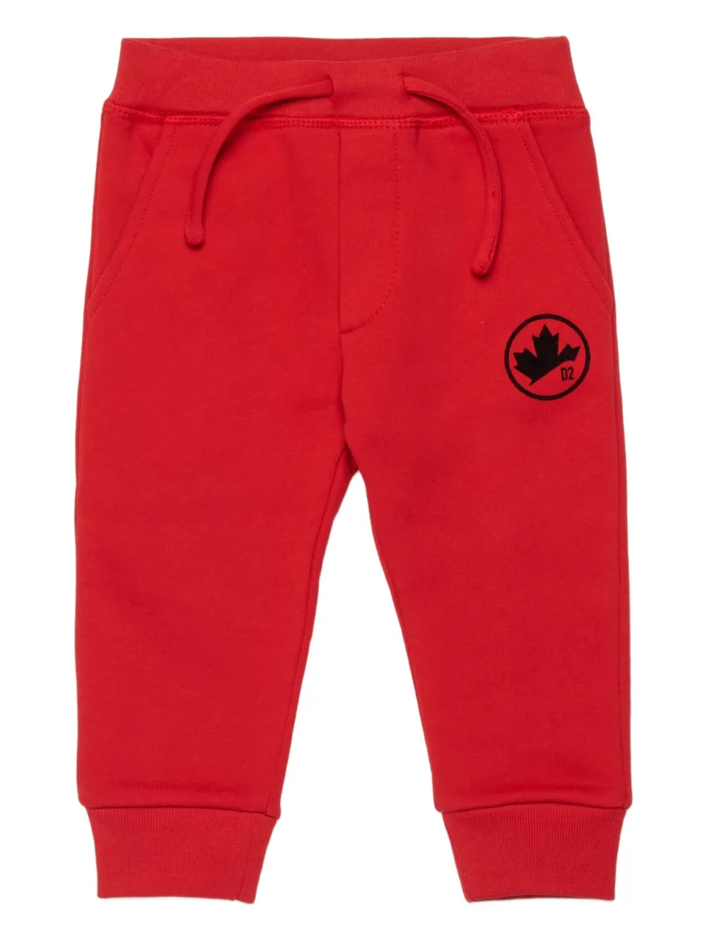 DSQUARED2 KIDS Katoenen trainingsbroek Rood
