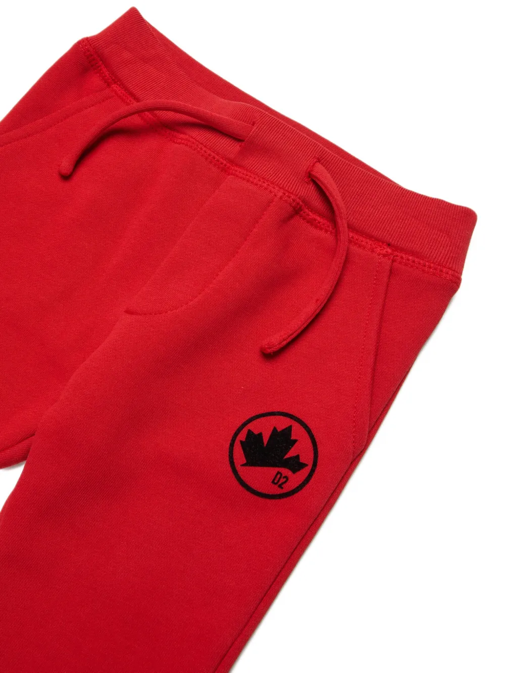 DSQUARED2 KIDS Katoenen trainingsbroek Rood