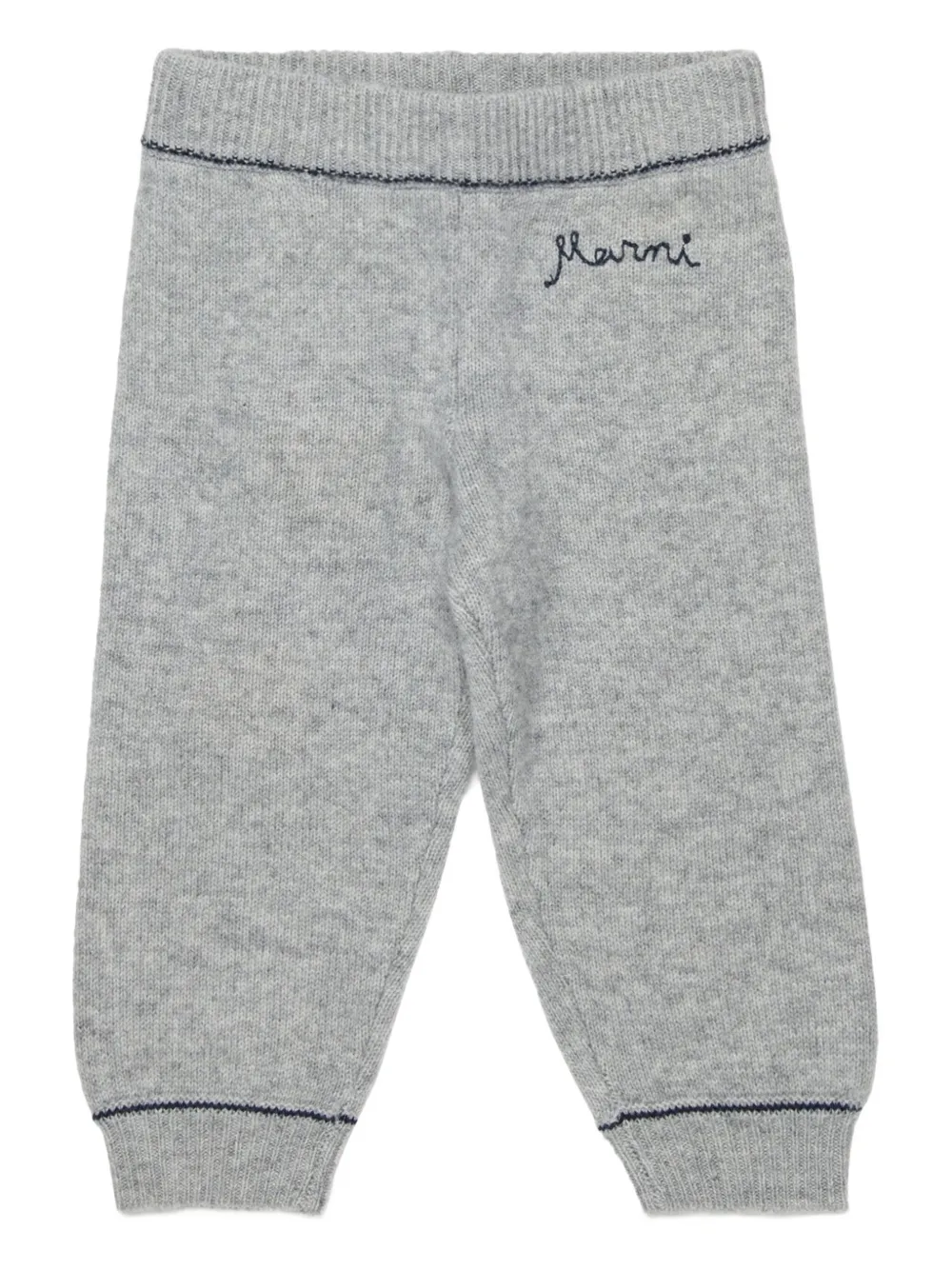 Marni Kids Joggingbroek met logo Grijs