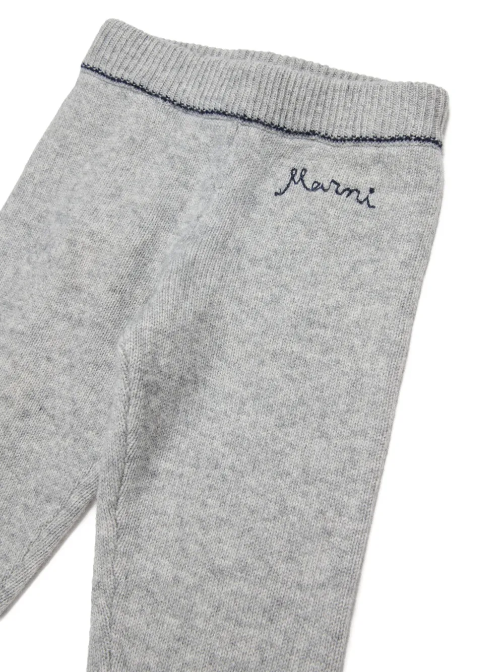 Marni Kids Joggingbroek met logo Grijs