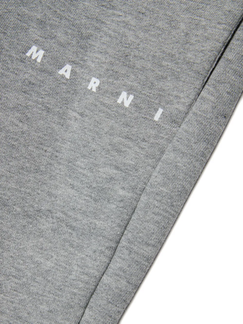 Marni Kids logo-print track pants Grijs