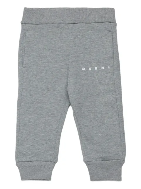 Marni Kids logo-print track pants