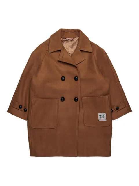 Nº21 Kids double-breasted coat