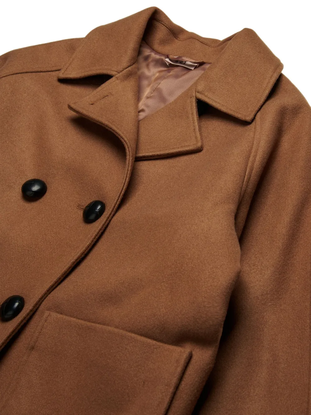 N°21 Double-breasted Coat In Brown
