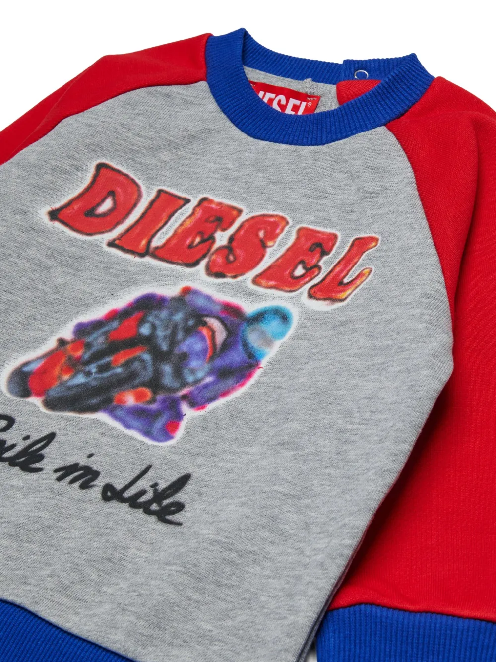 Diesel Kids Sposbib sweater Grijs